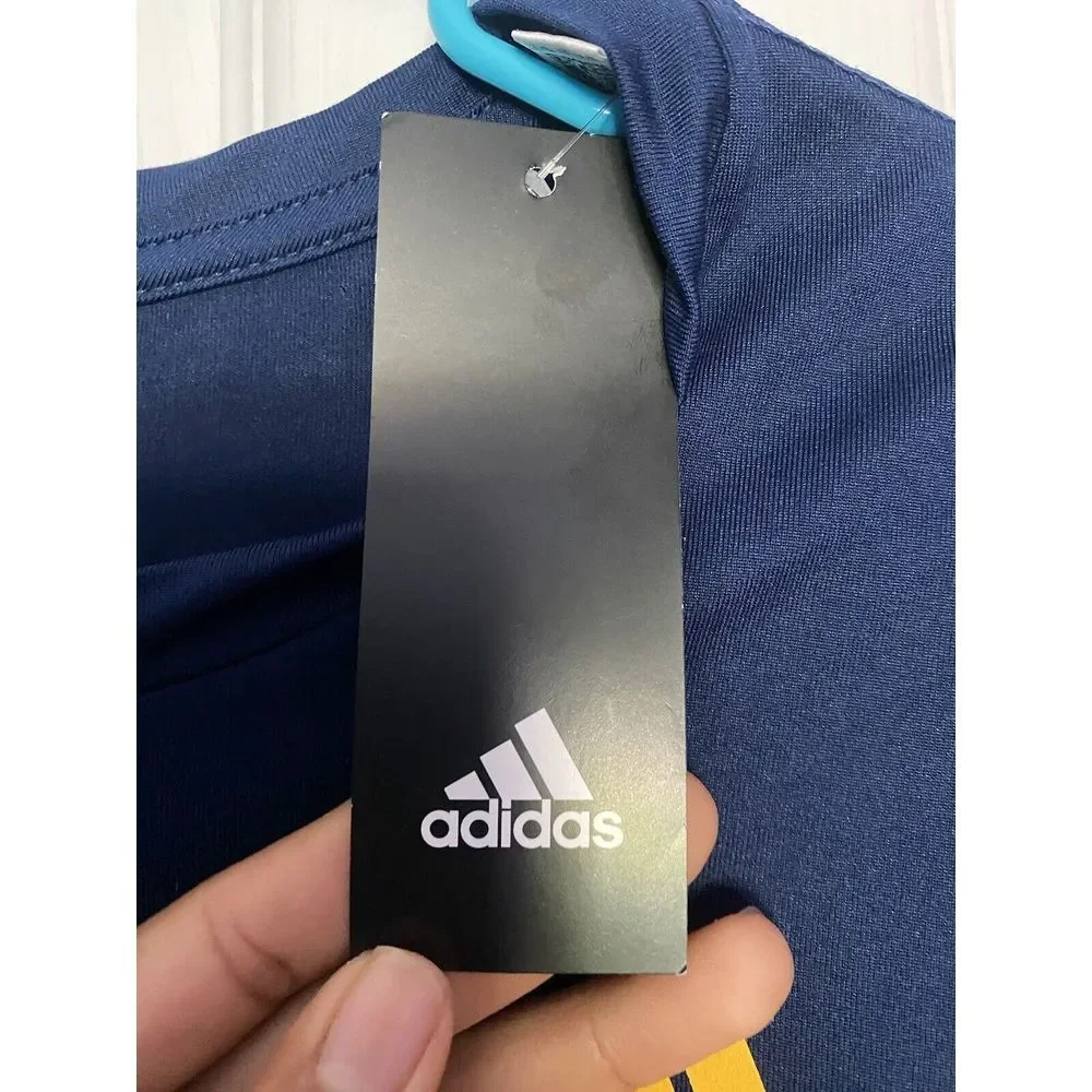 NWT‎ adidas 2023 LA Galaxy Pre-Game Tee - Navy-Team Gold, size: XL